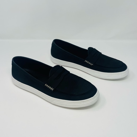 Patina Portland Leather-Boardwalk Penny Loafer in Shadow Black-Size 11 - Picture 6 of 15